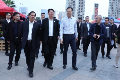 安全重任擔在肩 踏實篤定永向前 堅基供應平安美好時光 ——市領導林濤、黎意勇、朱蔚蔚、鐘壬旺等調(diào)研河源市商業(yè)中心安全情況